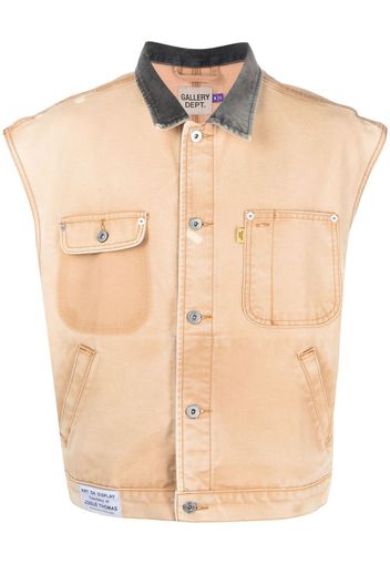 GALLERY DEPT. Logan cotton vest jacket - Toni neutri