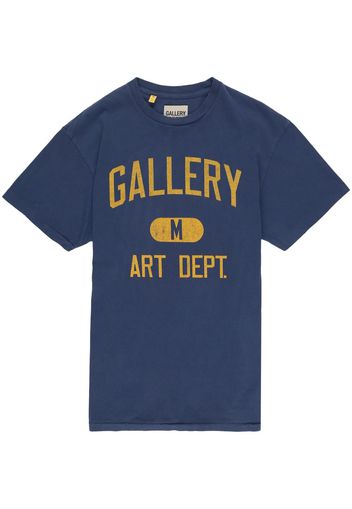 GALLERY DEPT. logo-print cotton T-shirt - Blu