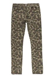 GALLERY DEPT. Jeans slim Road Camo 5001 - Verde