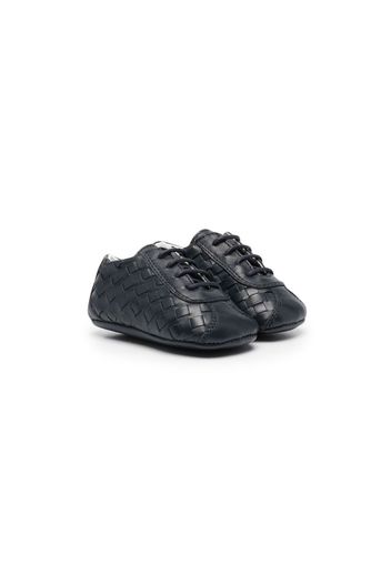 Gallucci Kids woven-leather trainers - Blu