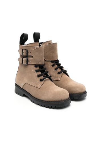 Gallucci Kids buckle-strap ankle boots - Toni neutri