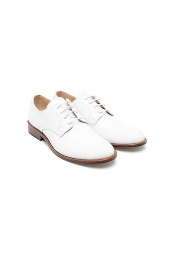 Gallucci Kids leather oxford shoes - Bianco