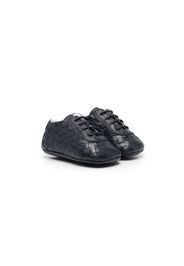 Gallucci Kids woven-leather trainers - Blu