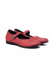 Gallucci Kids glitter-effect ballerinas - Rosso