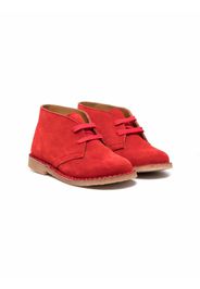 Gallucci Kids lace-up suede boots - Rosso