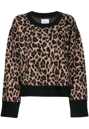 Galvan leopard-print knitted jumper - 966LEOPARD