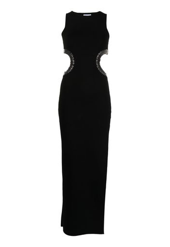 Galvan cut-out detailed dress - Nero