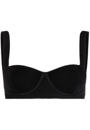 Galvan Nyx knit bralette - Nero