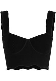 Galvan Top crop - Nero