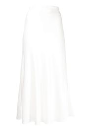 Galvan flared slip skirt - Bianco