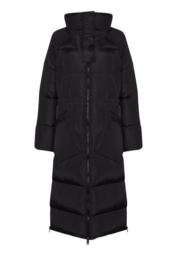 GANNI GANNI HNK PCKTS SIDE SLITS PUFFER COAT B - Nero