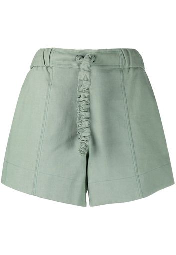 GANNI Shorts con coulisse - Verde