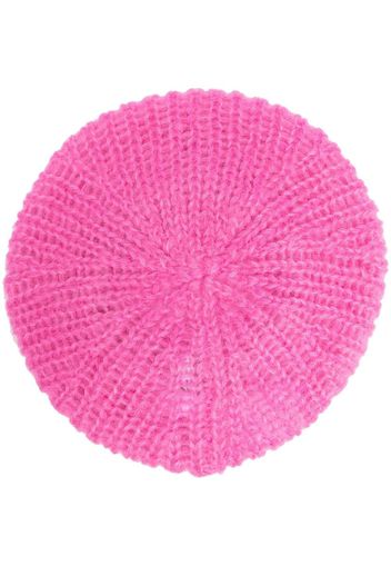 GANNI chunky knitted beanie - Rosa