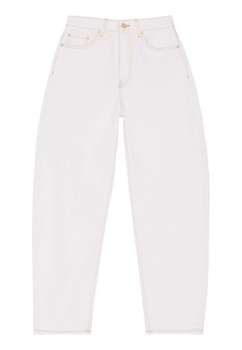 GANNI Stary tapered jeans - Bianco