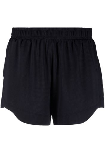 GANNI recycled draped shorts - Nero