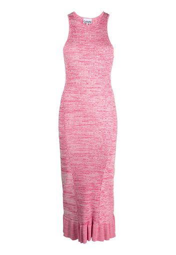 GANNI knitted midi dress - Rosa