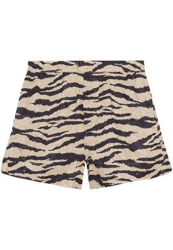 GANNI Shorts zebrati - Multicolore