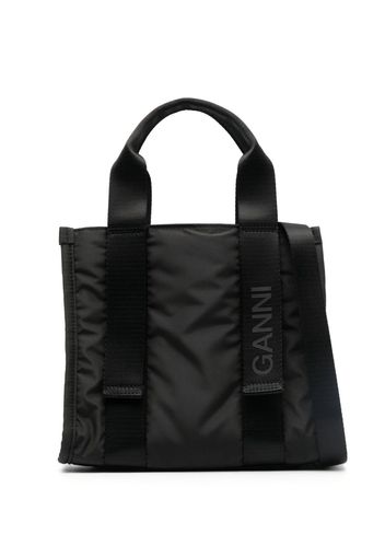 GANNI drawstring tote bag - Nero