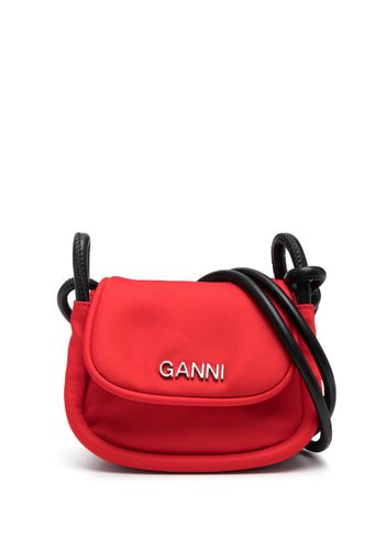 GANNI Knot crossbody bag - Rosso