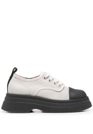 GANNI Stringate Creepers - Grigio