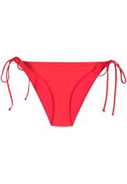 GANNI side-tie bikini bottoms - Rosso