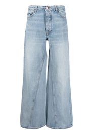 GANNI Jeans a gamba ampia - Blu