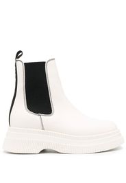 GANNI leather ankle boots - Toni neutri