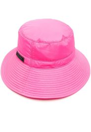 GANNI Tech logo-patch bucket hat - Rosa