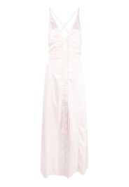 GANNI cut-out halterneck dress - Rosa