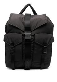 GANNI Tech multi-pocket backpack - Nero