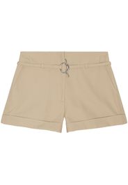 GANNI Shorts con risvolto - Toni neutri