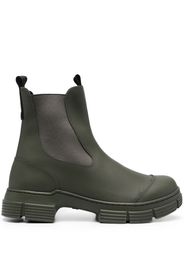 GANNI City ankle boots - Verde