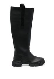 GANNI Country 50mm knee-high boots - Nero