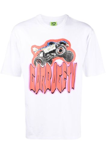 Garbage Tv round neck T-shirt - Bianco