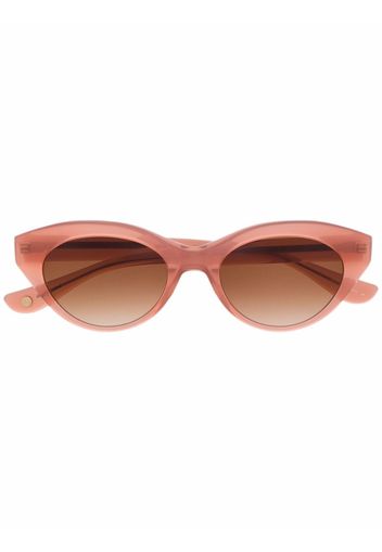 Garrett Leight tinted cat-eye frame sunglasses - Rosa