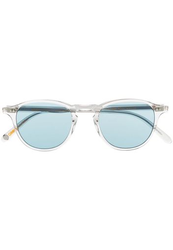 Garrett Leight Hampton round-frame sunglasses - Blu