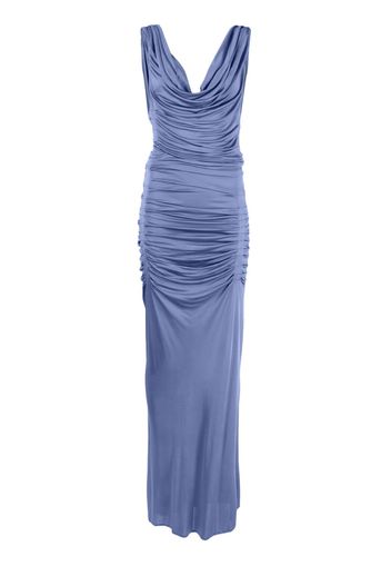 GAUGE81 Ina draped maxi dress - Blu