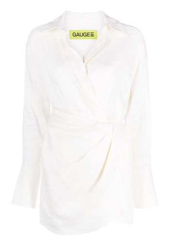 GAUGE81 Puno mini shirt dress - Bianco