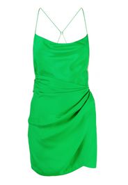 GAUGE81 scoop-neck gathered minidress - Verde