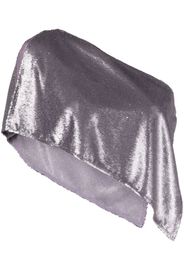 GAUGE81 one-shoulder metallic-effect top - Viola