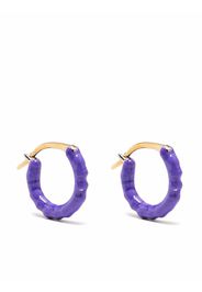 Gaya 14kt gold and sterling silver Zélie small hoop earrings - Oro