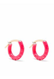 Gaya 14kt gold and sterling silver Zélie small hoop earrings - Oro