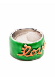 Gaya Love lacquered wedding band - Verde