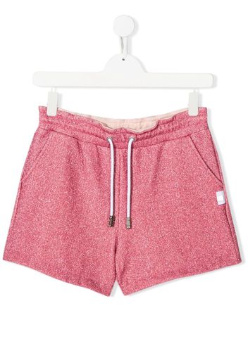 TEEN woven metallic shorts