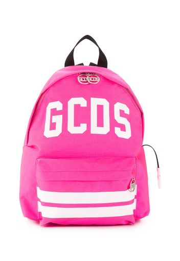 logo print backpack