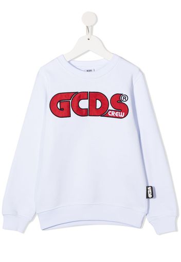 embroidered logo cotton sweatshirt