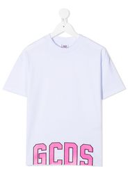 varsity logo hem T-shirt