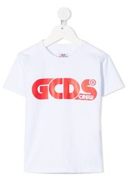 Gcds Kids logo-printed T-shirt - Bianco