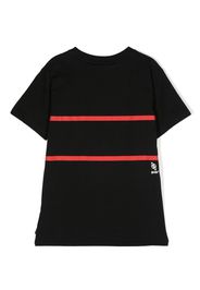 Gcds Kids chest logo-print detail T-shirt - Nero