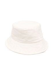 Gcds Kids monogram-jacquard drawcord bucket hat - Toni neutri